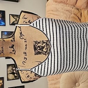 Navy & White Stripe Tank